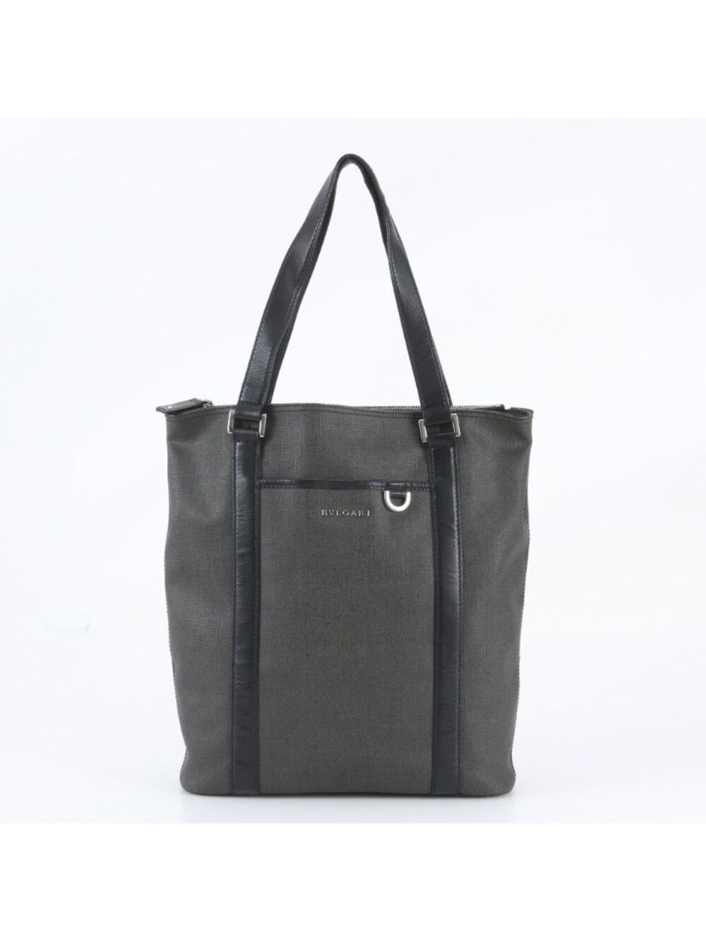 Bvlgari Weekend Leather Tote Bag Shoulder Business Document